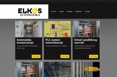 Internet stranice Elkos-automatika.hr