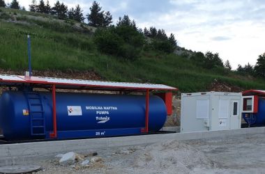 Naftna pumpa u rudniku Pljevlja, Crna Gora